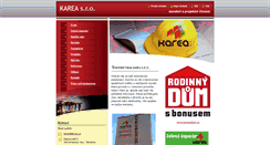 Desktop Screenshot of karea.cz